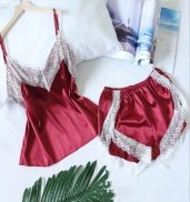 Satin Vest Set