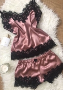 Satin Vest Set