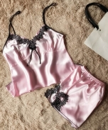 Satin Vest Set