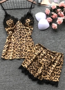 Leopard Vest Set