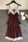 Satin Vest Set