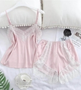 Satin Vest Set