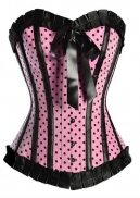 Dot Satin Corset