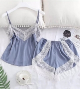 Satin Vest Set