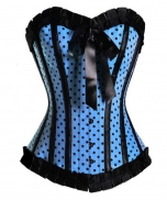 Dot Satin Corset