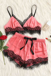 Satin Bra Set